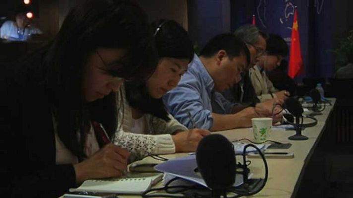Telediario 1 - Intenso control a los medios de comunicación chinos