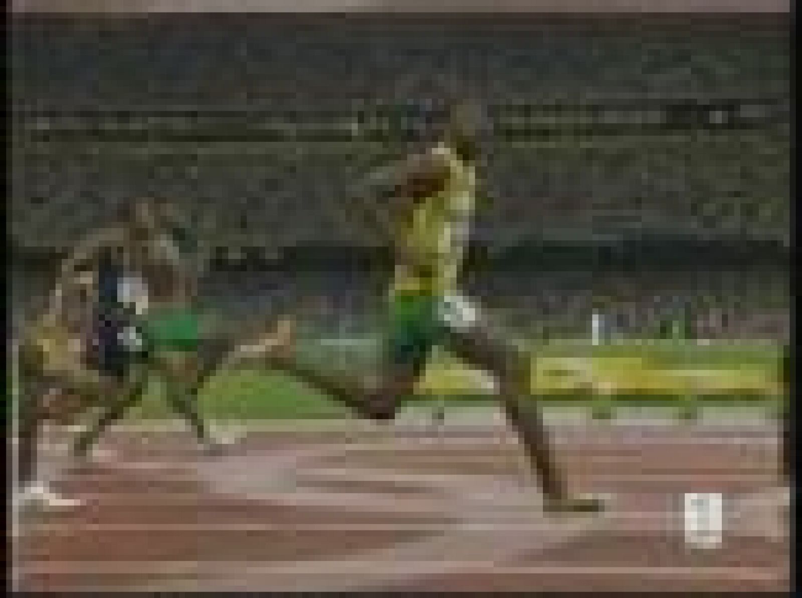 Usain Bolt, poco antes de su serie clasificatoria.