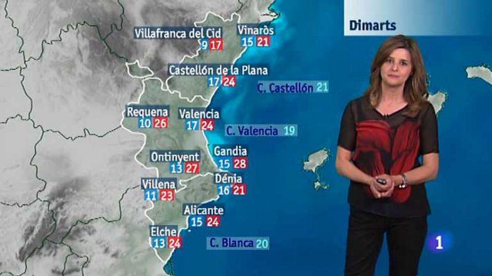L'informatiu - Comunitat Valenciana - El tiempo en la Comunidad Valenciana - 19/05/14