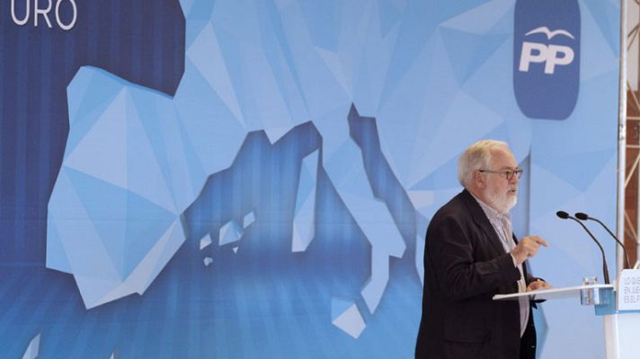 Telediario 1 - Campaña del PP en Extremadura