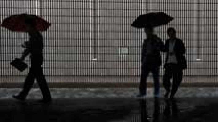 El tiempo - Lluvias fuertes en el País Vasco, Navarra, Huesca, Lérida y Galicia