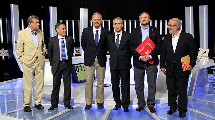 Pons, Jáuregui y Meyer se enzarzan por las cifras del paro en el debate a seis