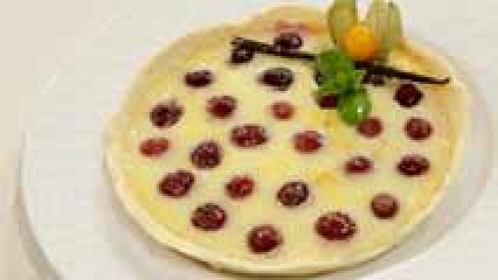 Quiche de cerezas