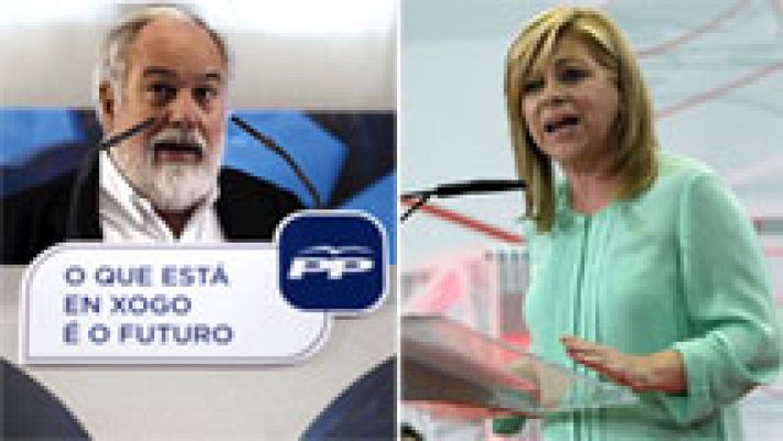 PP y PSOE celebran acos de campaña en Galicia y Asturias