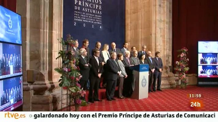 Lectura del fallo del Príncipe de Asturias de Comunicación