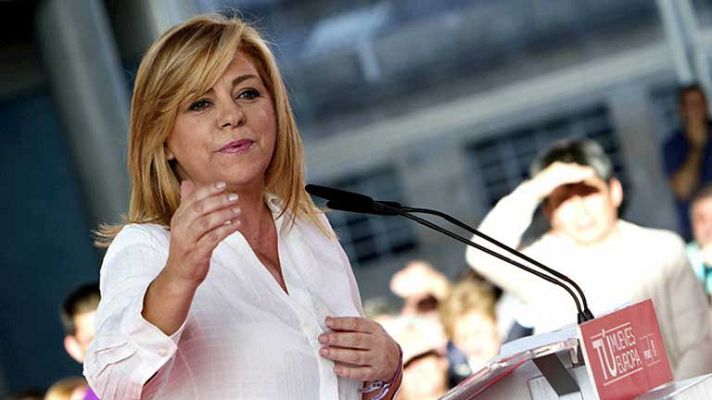 Telediario 1 - Elena Valenciano acepta las disculpas de Cañete