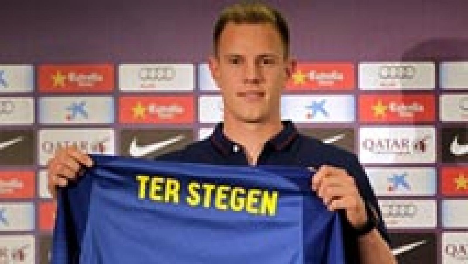 Telediario 1: Ter Stegen: "Defender la portería del Barça es lo mejor que te puede pasar" | RTVE Play