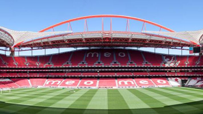 Telediario 1 - El estadio Da Luz ya está listo para la final de la Champions