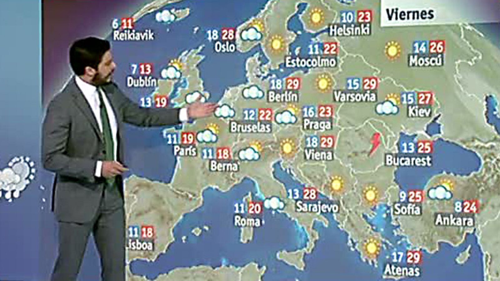 Nubes, chubascos y viento en el norte y Canarias