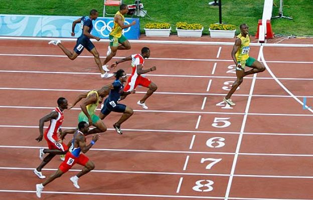  - Bolt vence en 100 metros