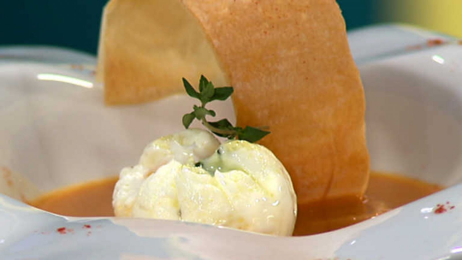 Cocina con Sergio - Crema castellana con huevo escalfado y jamón - ver ahora