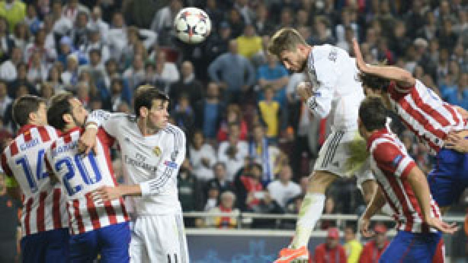 El decisivo gol de Ramos que empataba la final en el descuento, en la exclusiva cámara spider.