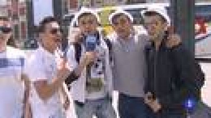 Telediario 1 - Madrid se despierta de blanco el domingo