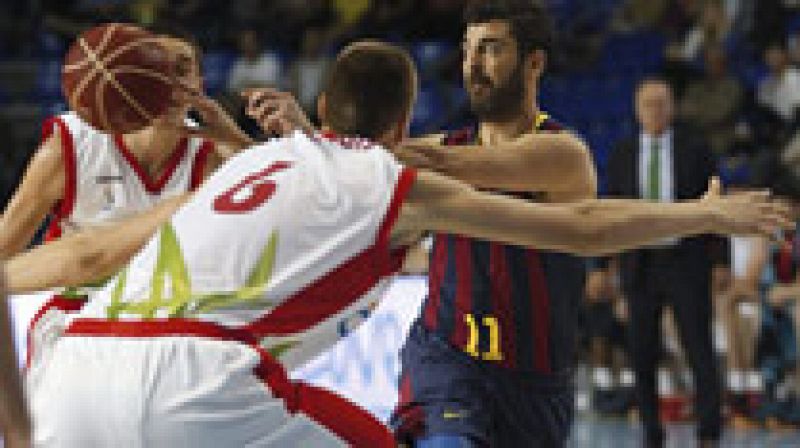 El Barcelona ha pasado por encima del Cajasol con un gran partido de Abrines y llega a los play-off en su mejor momento de la temporada.