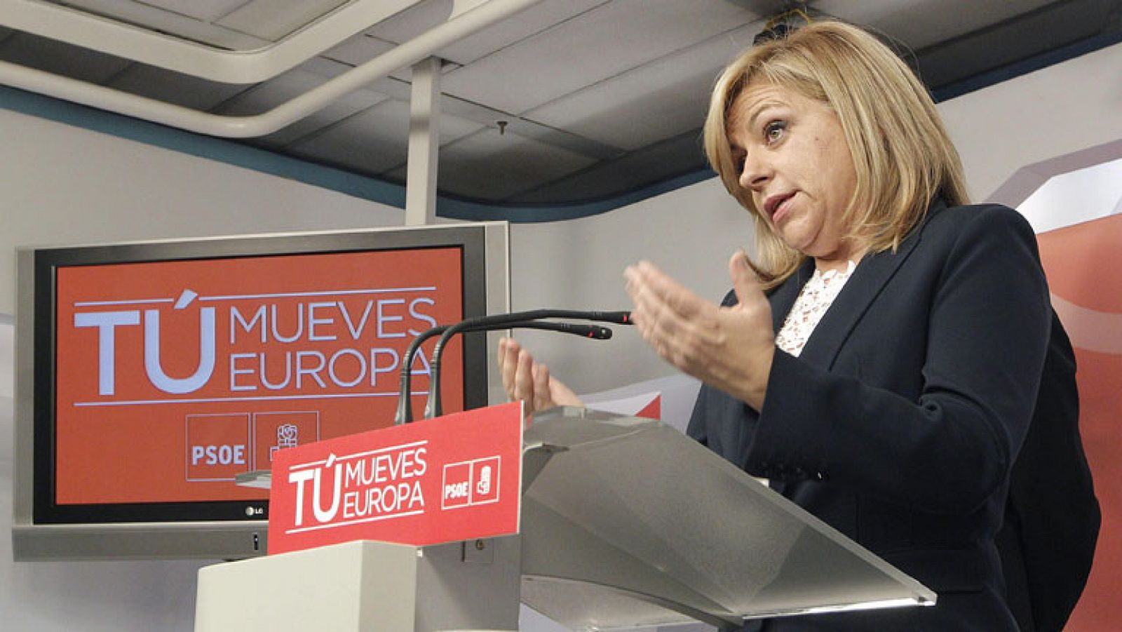 El PSOE pierde nueve diputados en las elecciones europeas y Valenciano reconoce "un mal resultado"