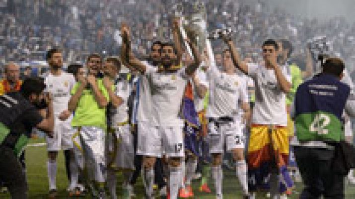Telediario 1 - El Madrid festeja su Champions por todo lo alto