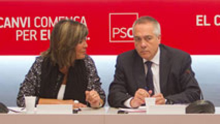 Telediario 1 - Congresos en el PSOE también en Cataluña y Navarra