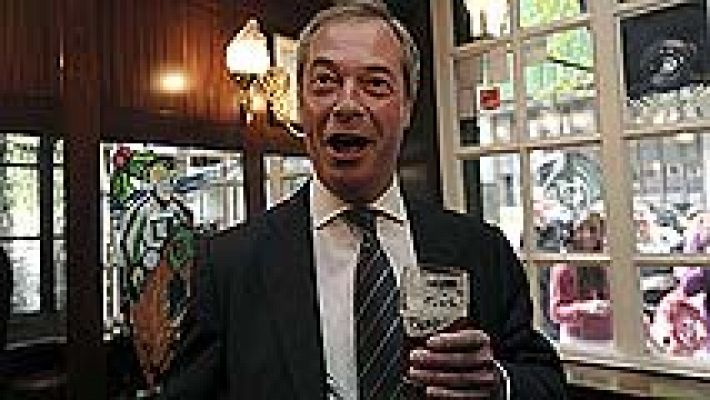 Telediario 1 - El UKIP gana las europeas en Reino Unido