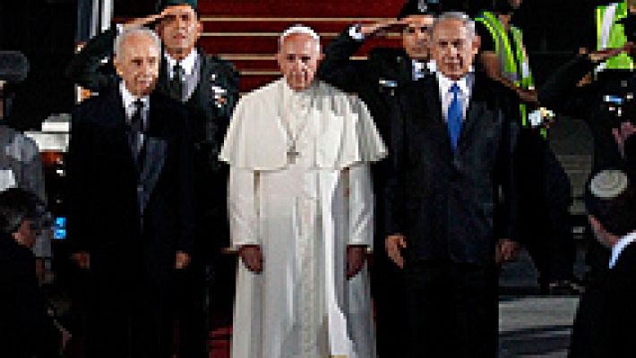 El papa Francisco cierra su peregrinación a Tierra Santa en el emblemático Cenáculo de Jerusalén