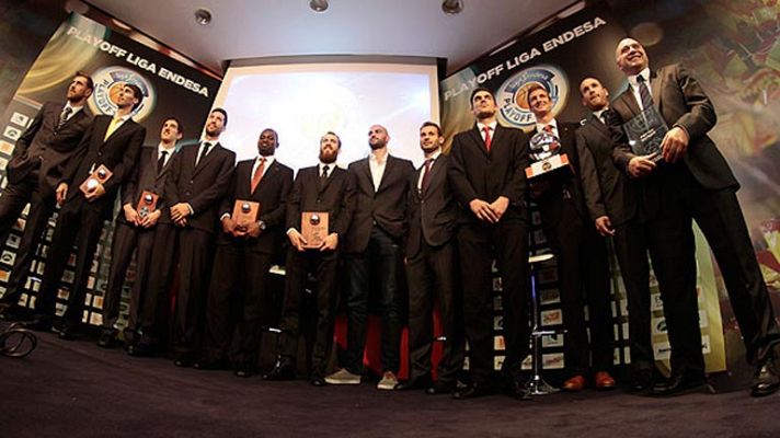 Telediario 1 - Puesta de largo para el 'play-off' de la Liga Endesa