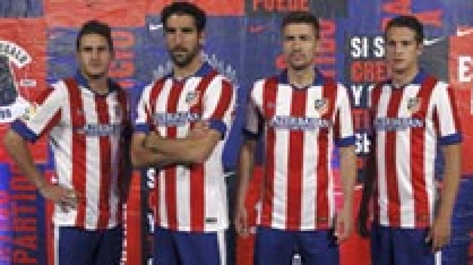 Telediario 1: El Atlético de Madrid presenta su nueva equipación para la campaña 2014-2015 | RTVE Play