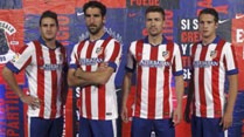 El Atlético de Madrid presenta su nueva equipación para la campaña 2014-2015