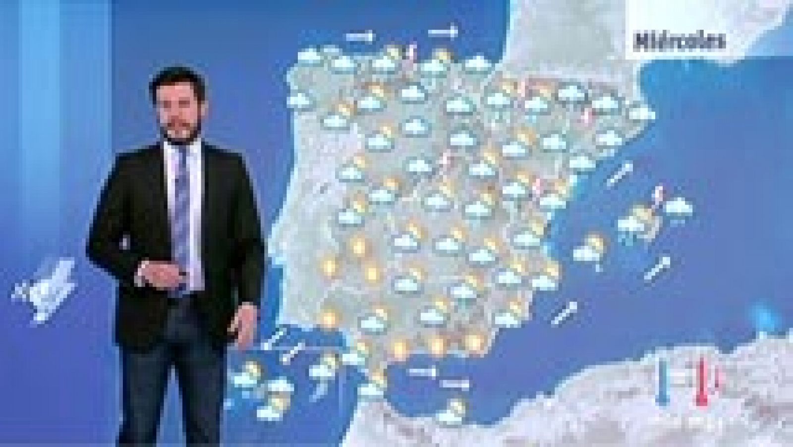 El tiempo: Lluvias en el tercio norte y en el este del país | RTVE Play