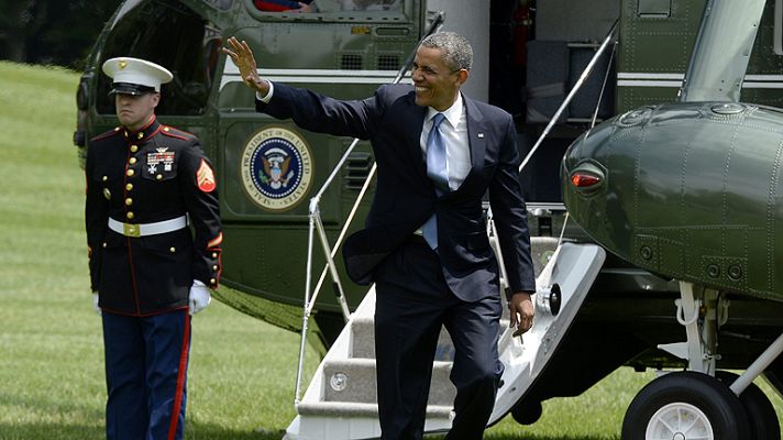 Telediario 1 - Obama promete aumentar su apoyo a la oposición siria