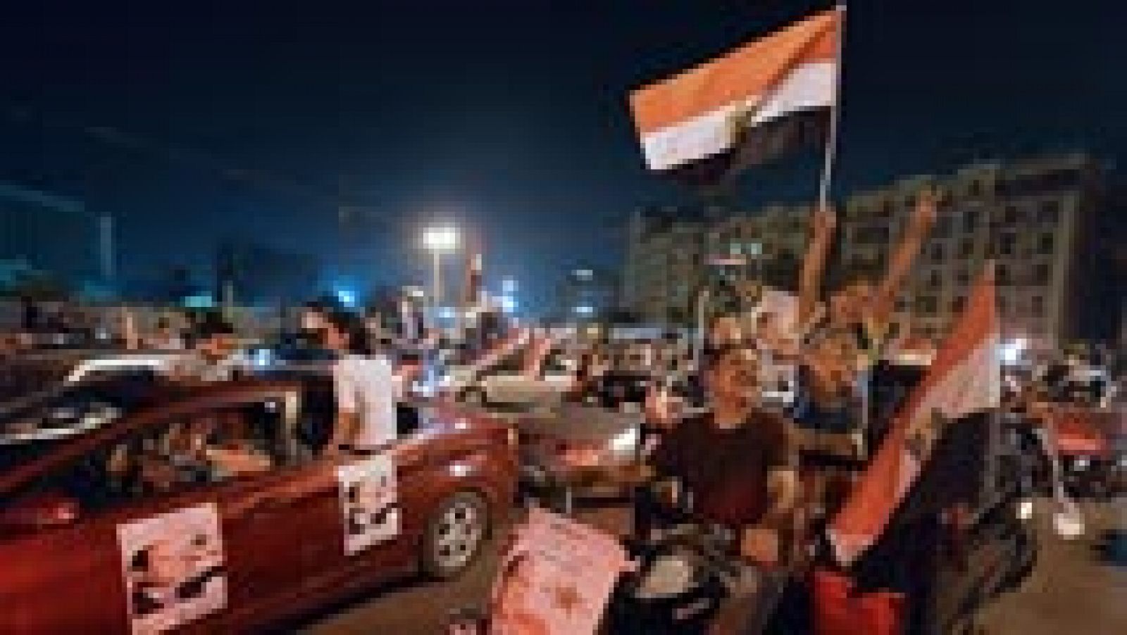 Telediario 1: Al Sisi logra una aplastante victoria en Egipto | RTVE Play