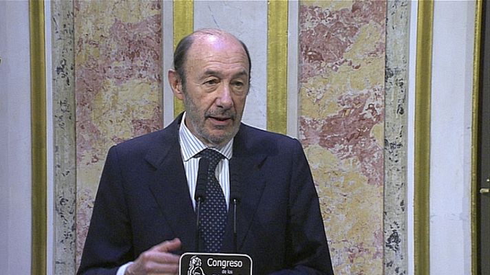 Rubalcaba, abierto al voto directo de los militantes si hay "unanimidad" y "seguridad jurídica"