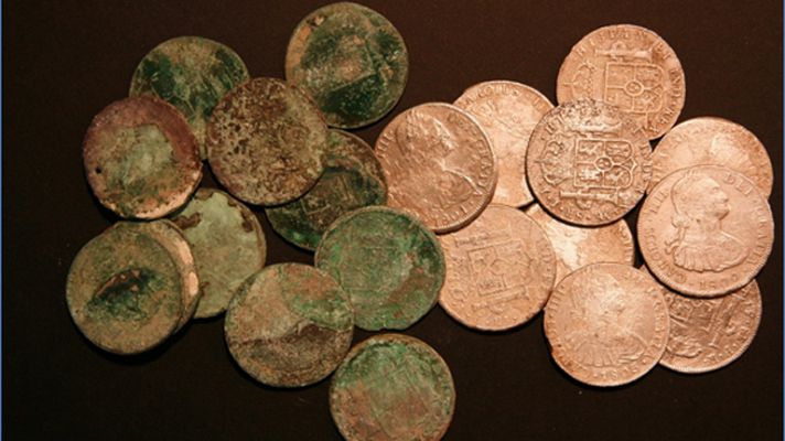 Telediario 1 - Exposición de los tesoros de "La Mercedes"