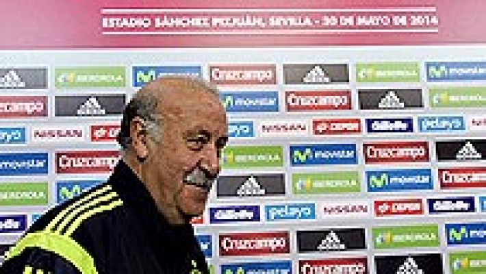 Telediario 1 - Del Bosque destaca la ilusión y compromiso de todos los convocados