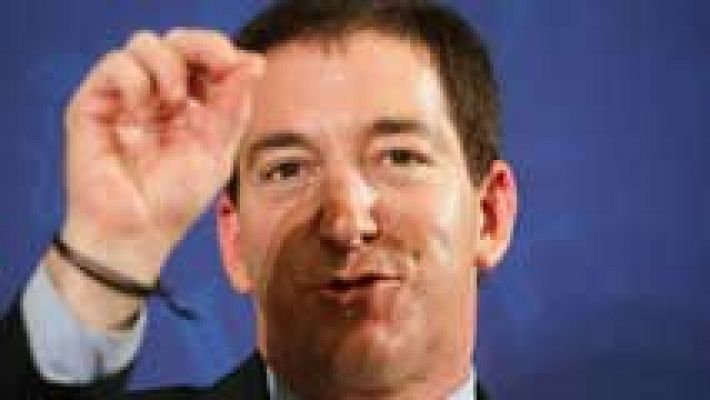 Telediario 1 - Gleen Greenwald y el caso Snowden
