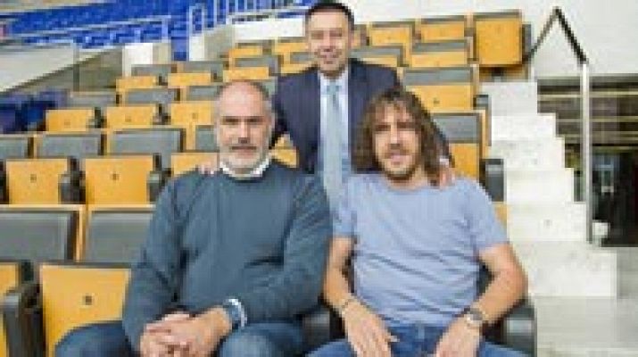 Telediario 1 - Puyol ficha por el equipo técnico del Barça