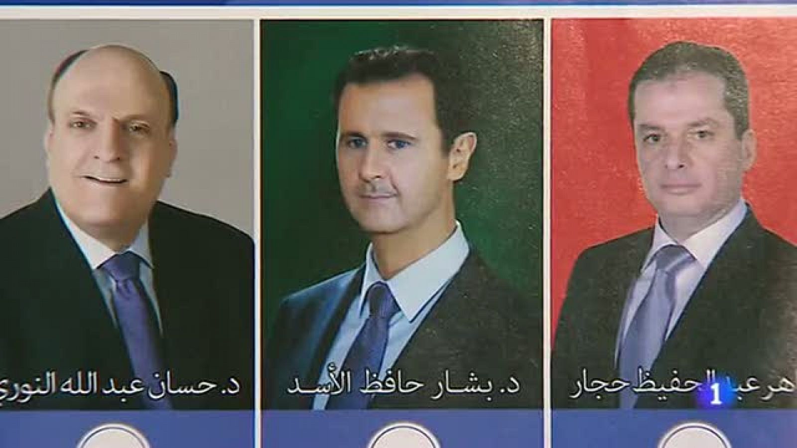 Telediario 1: La oposición siria cree que los comicios son una farsa | RTVE Play