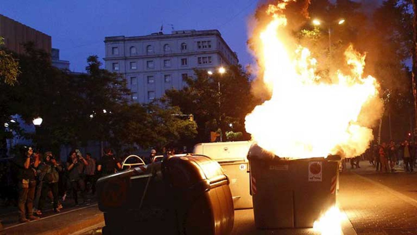 Seis detenidos tras la manifestación en apoyo a Can Vies en Barcelona