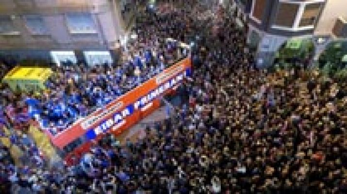 Fiesta en Eibar y La Coruña por su ascenso a Primera división