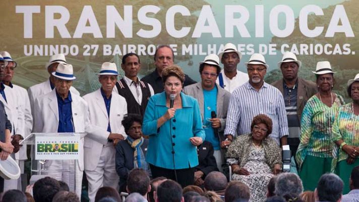 Telediario 1 - Inauguración para el Mundial de Brasil