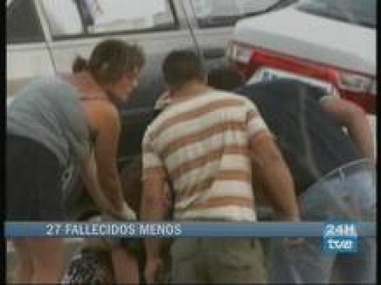 Telediario 1 - Telediario en 4' - 18/08/08