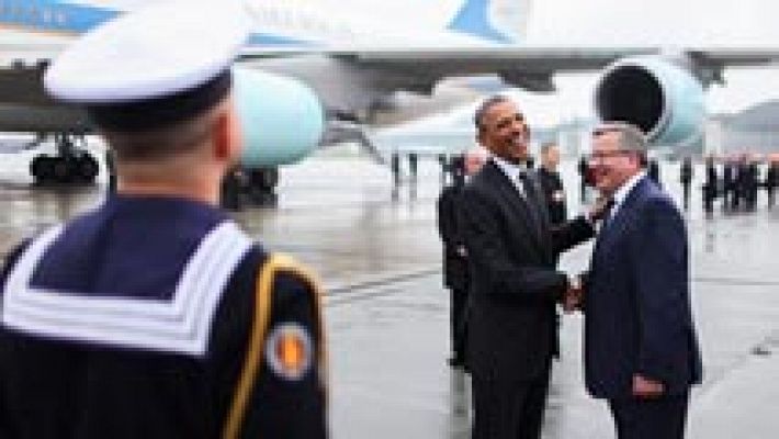 Obama visita Polonia