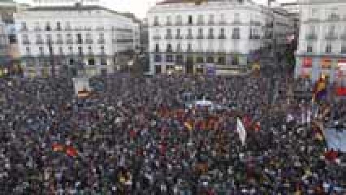 Manifestaciones contra la monarquía