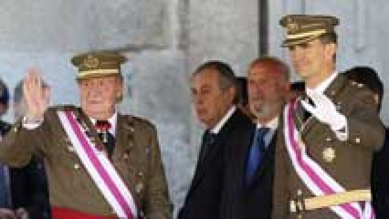 Primera imagen del rey y el príncipe juntos, desde la abdicación de don Juan Carlos