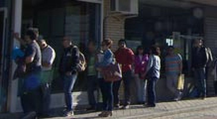 Telediario 1 - Aumento de las afiliaciones a la Seguridad Social en mayo