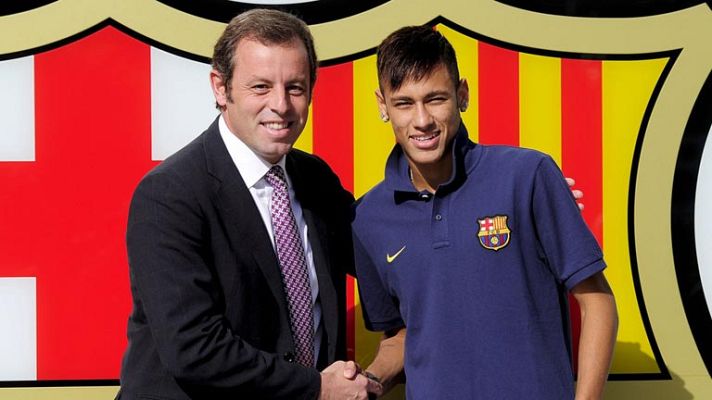 Telediario 1 - Hacienda concluye que el Barcelona defraudó en el fichaje de Neymar