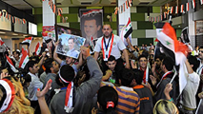 Telediario 1 - Siria elige presidente en medio de la guerra civil