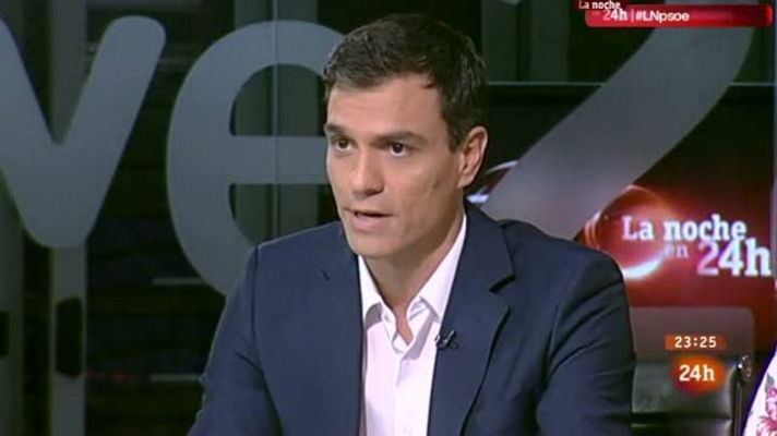 La noche en 24h - Pedro Sánchez: "El PSOE es republicano, pero constitucional"