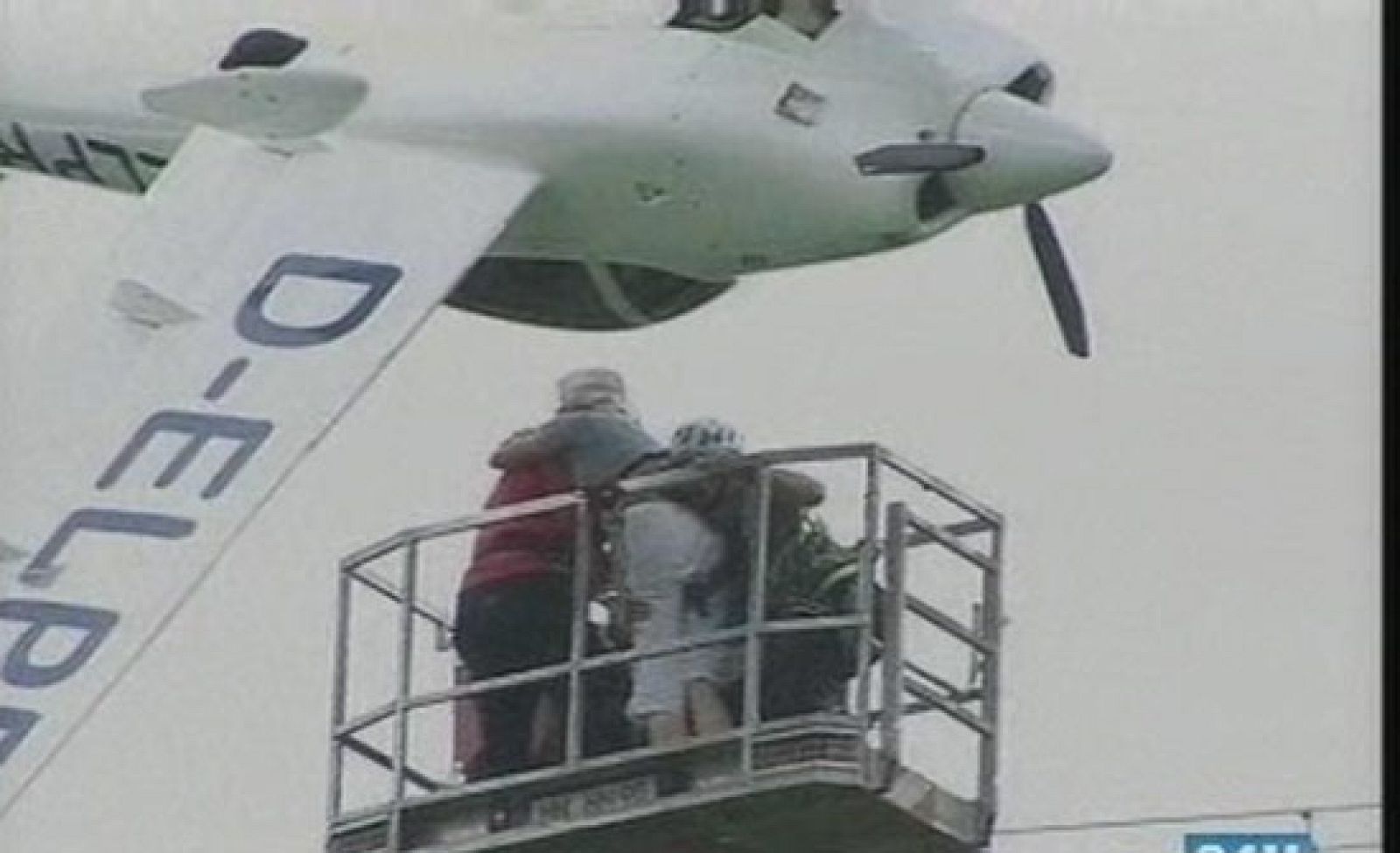 La suerte evitó que esta avioneta se estrellara contra el suelo