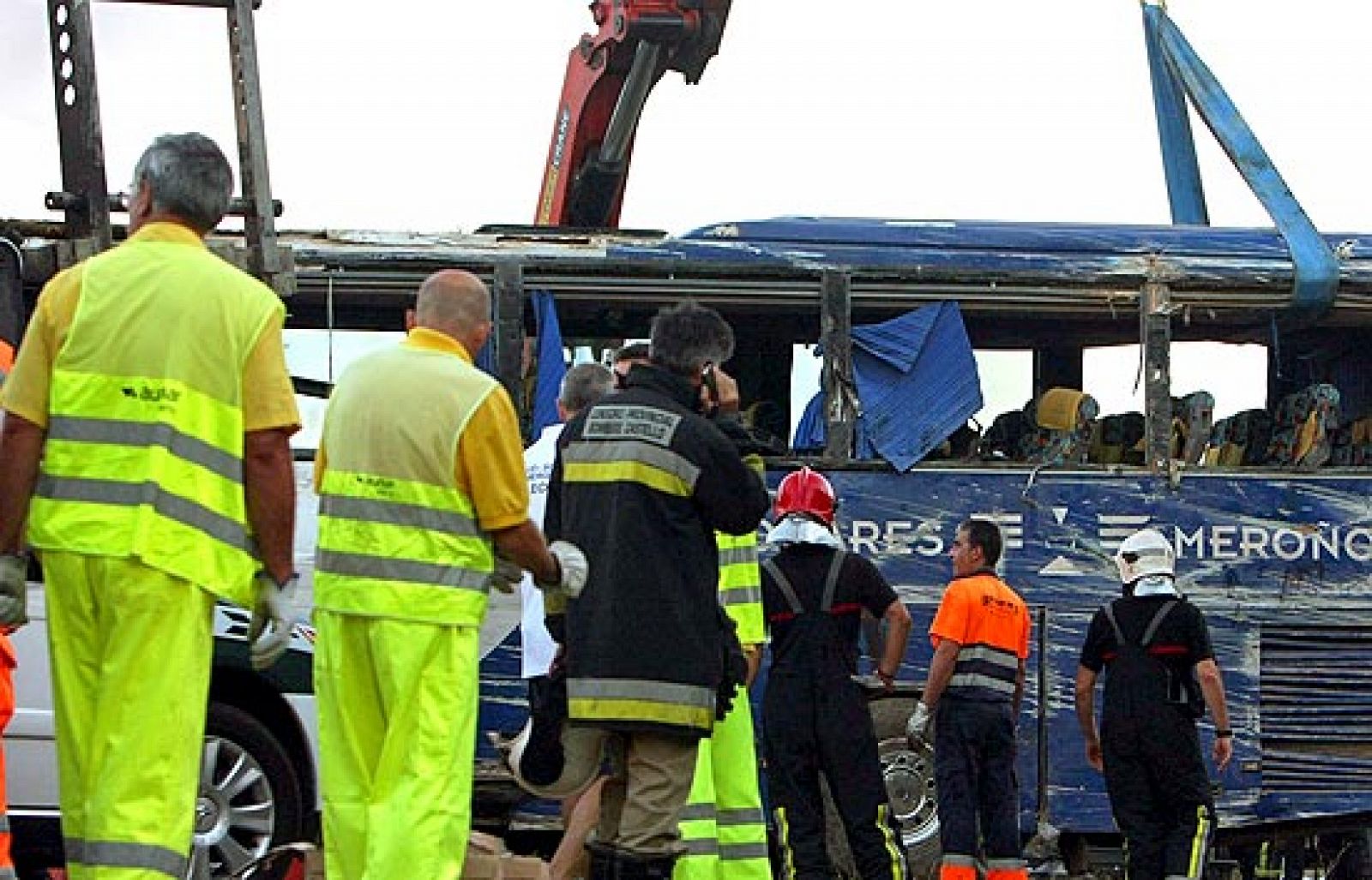 Un accidente de autobús en Oropesa deja ocho muertos