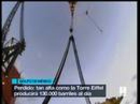  - 130.000 barriles al día