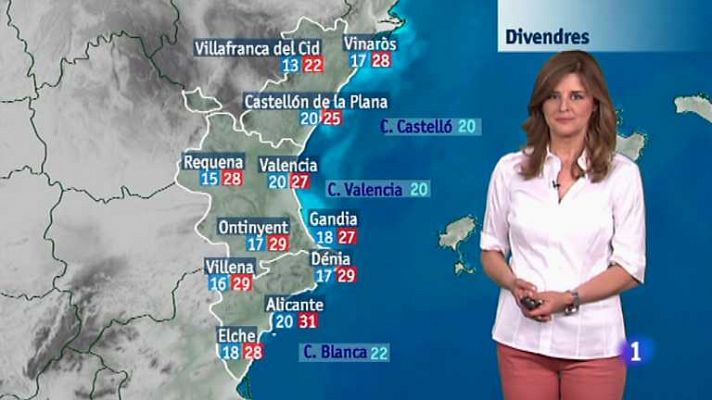 L'informatiu - Comunitat Valenciana - El tiempo en la Comunidad Valenciana - 05/06/14